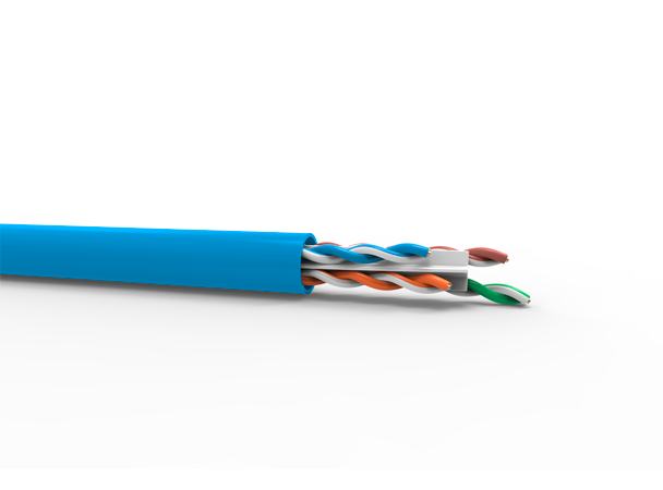 CABLE ELÉCTRICO. SOHOPLUS U/UTP 24AWGX4P CAT.6 CM AZ RoHS