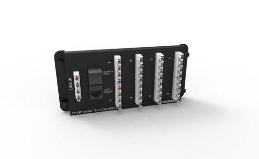 CDM – 8-PORT TELECOM MODULE