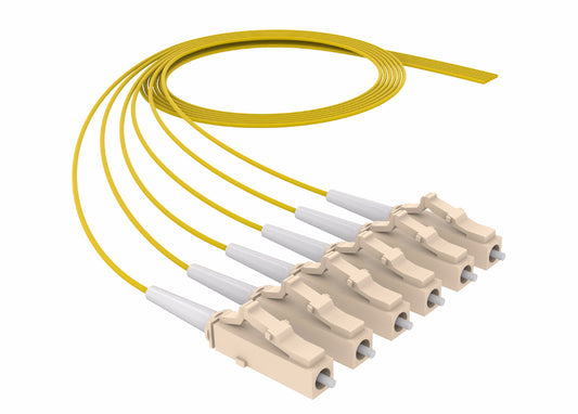 EXTENSIÓN MONOFIBRA CONECTADA MM (50.0) LC-UPC 1.5m SIN ADAPTADOR – COG – AMARILLO – D0.9 (PAQUETE CON 06F) – SOHOPLUS