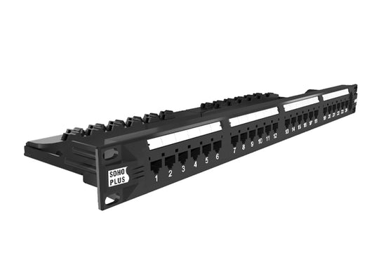 PATCH PANEL SOHOPLUS CAT.5E T568A/B 24P – ROHS
