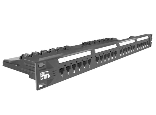 PATCH PANEL SOHOPLUS CAT.6 T568A/B 24P – ROHS